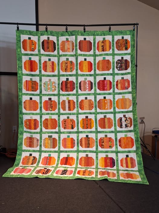 Pumpkin Quilt from Retreat 2024