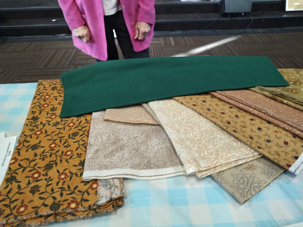 Mystery Quilt fabrics