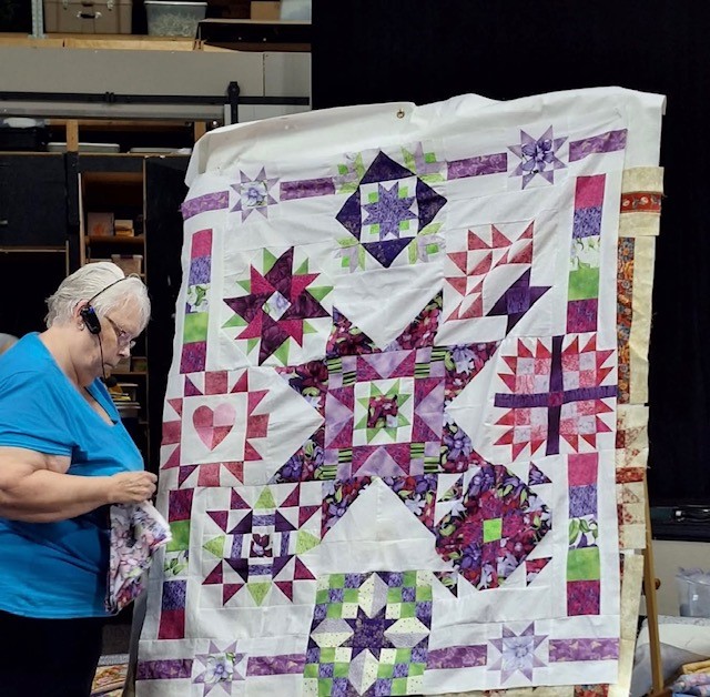 Finished mystery quilt