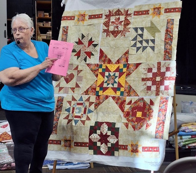 Finished mystery quilt