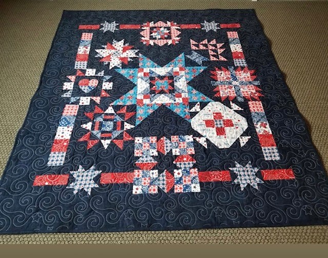 Finished mystery quilt