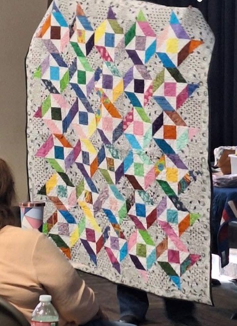 Finished mystery quilt