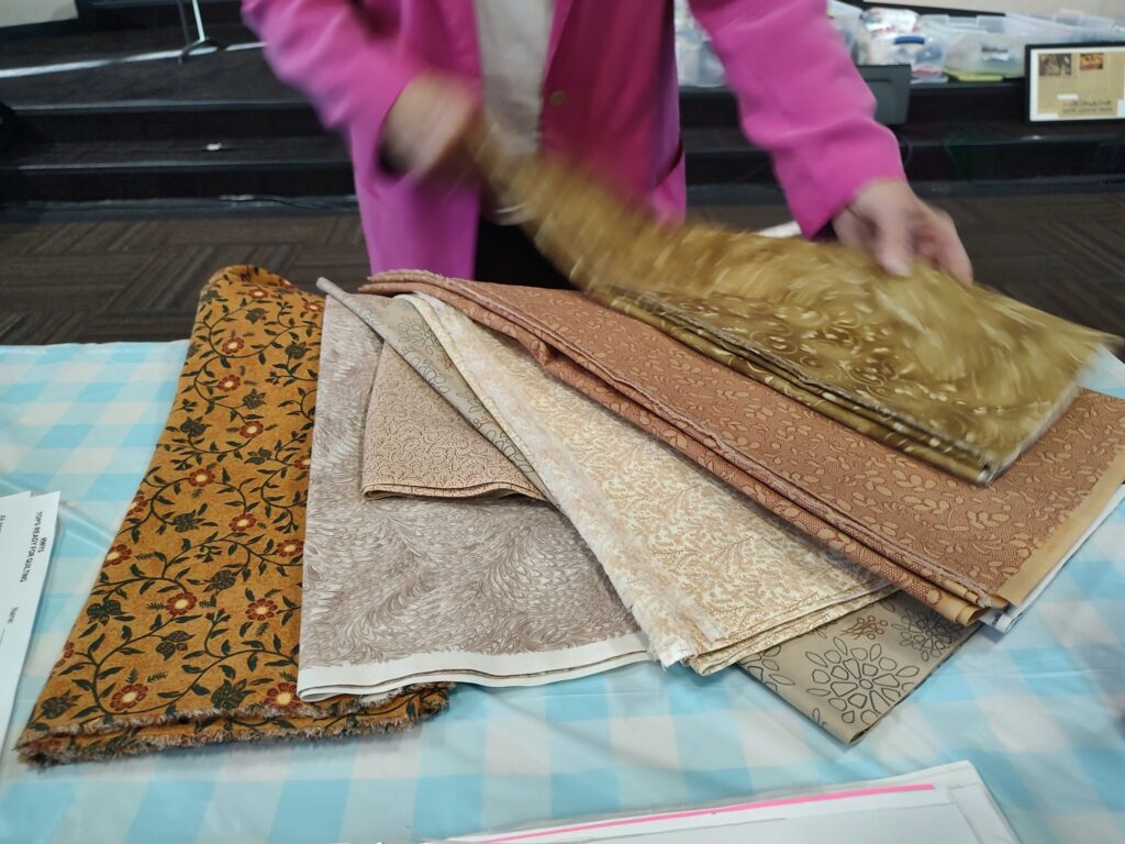 Mystery Quilt fabrics