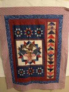 patriotic eagle quilt